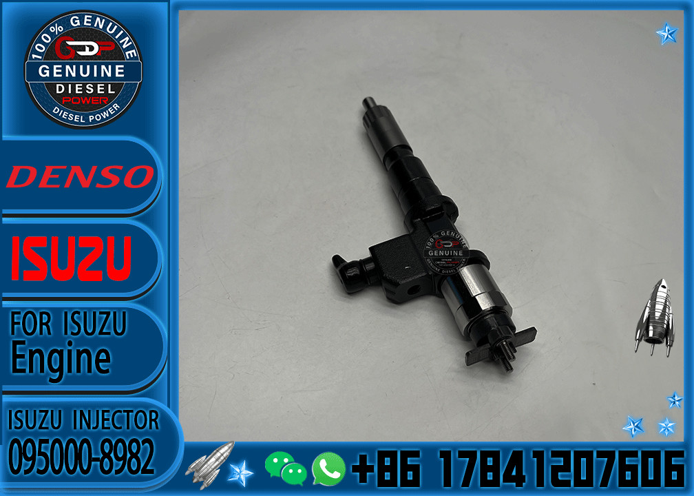 Common Rail Injector 095000-8980 095000-8981 095000-8982 8-98167556-2 For ISUZU 6WG1 Engine For Denso