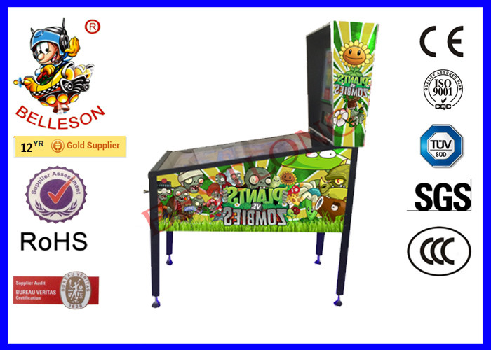 3 LED Screen Pinball Arcade Game Machine Coin Operated With Vibration Function