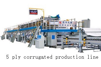 220m/m 2000 Corrugated Cardboard Production Line CE ISO Certificate
