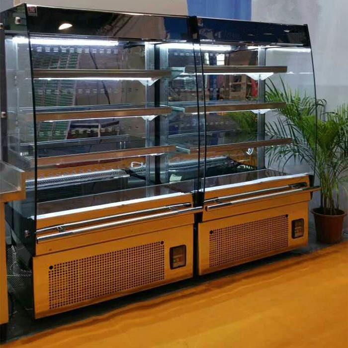 Front Full Opened R134a 4ft Bakery Display Fridge