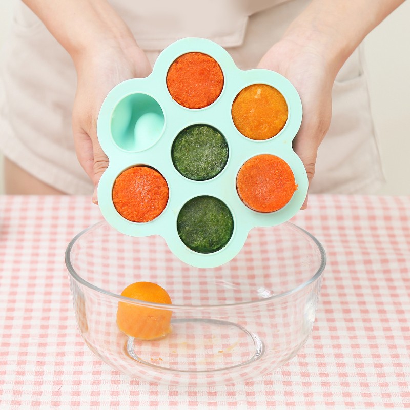 6 Cubes Egg Bites Mold Customized Personalized Shaped Silicone Ice Tray And Snack Maker Kitchen Tool
