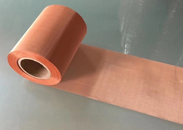 Heat Radiating Red Copper Wire Mesh Industrial Woven Wire Mesh Sustainability
