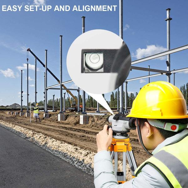 Auto Level with Magnetic Dampened Compensator, 24x Magnification, Horizontal Angle Measuring