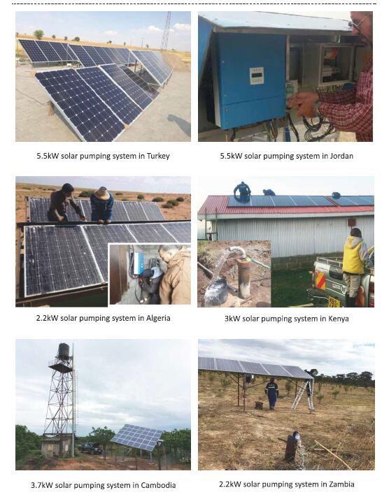 3kw Water Proof Solar Pump Irrigation System IP65 3 Years Warranty 3 Phase 380V