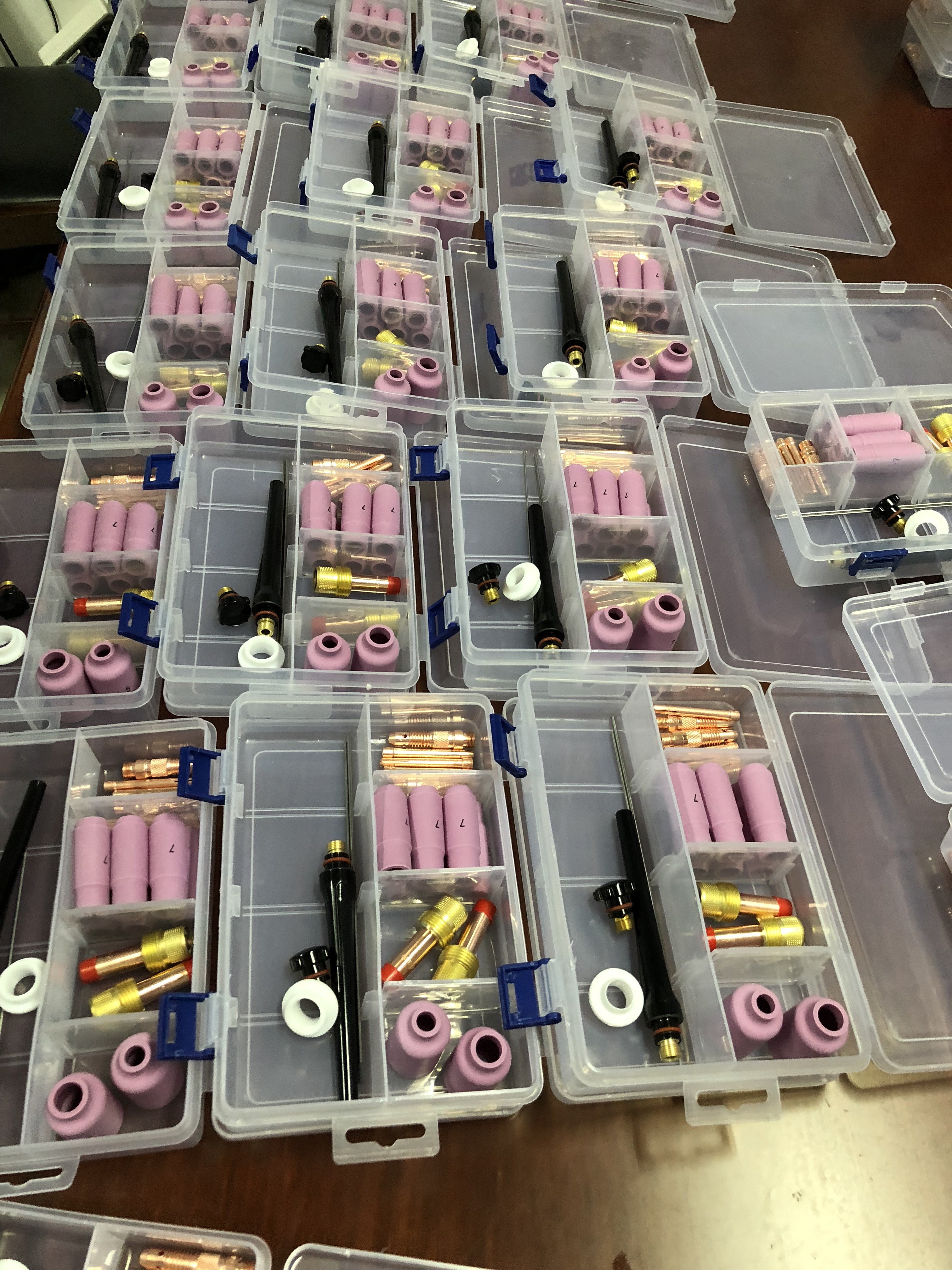 Welding Gun Parts Tig Consumables Kits 58PK High Durability For WP 17 18 26 Torch