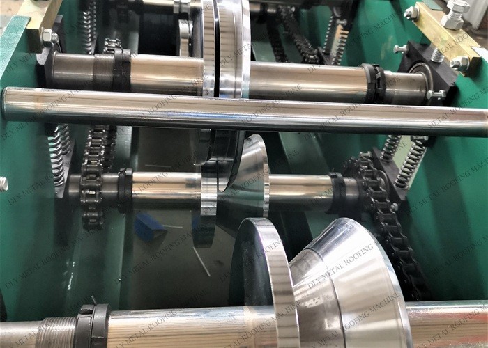 50HZ Wall Trim Sheet Metal Profiling Machine 80mm Roof Sheet Making Machine