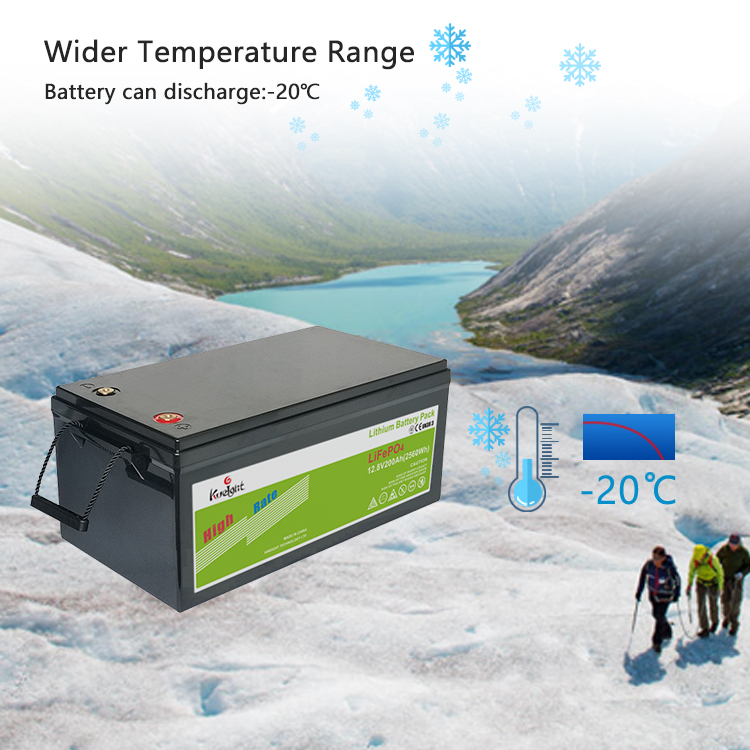 12.8V 200Ah 12V LiFePO4 Battery Lead Acid High Cycle Life Power Supply