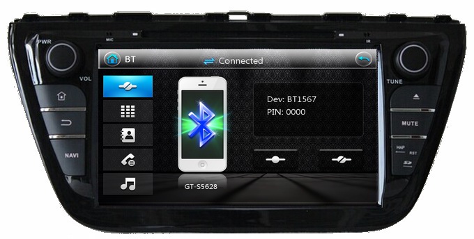 Ouchuangbo Car DVD GPS Stereo Player Suzuki SX4 S Cross 2014 USB iPod HD Video RDS OCB-8073A
