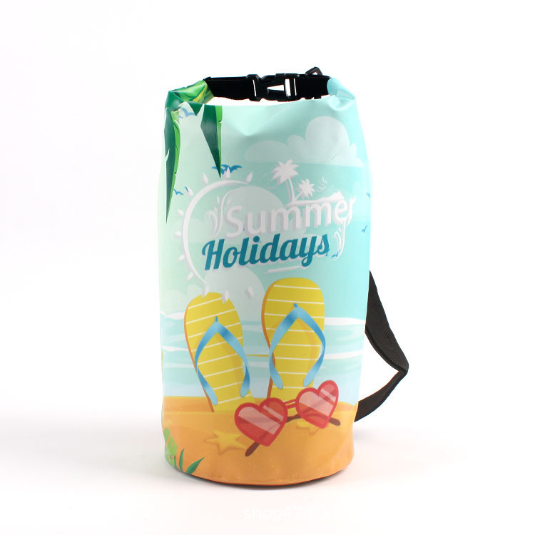 10L PVC Waterproof Dry Bag , Small Waterproof Hiking Backpack For Adult