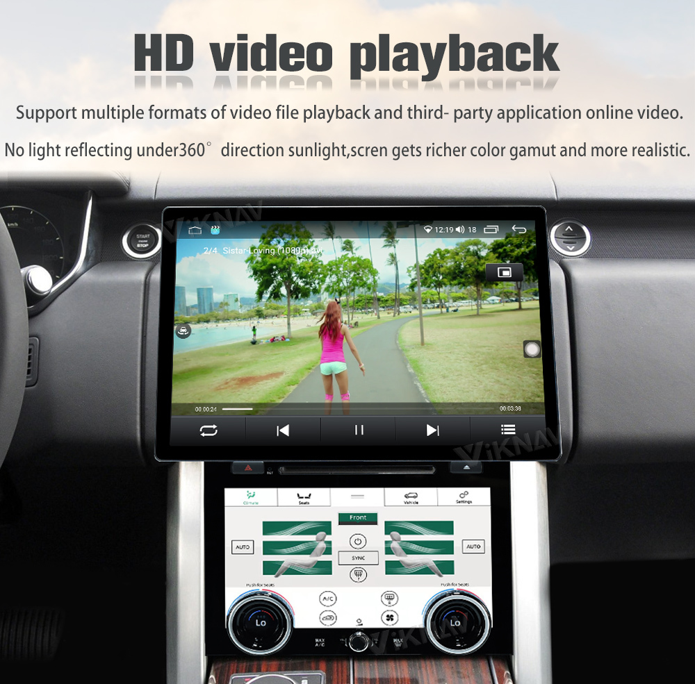 Viknav Car Radio For Range Rover Vogue L405 (2013-2017) 13.6 inch With AC panel Upgrade Multimedia Player Navigation