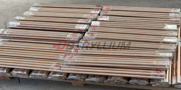 ASTM C17300 Bright BeCu Beryllium Copper Bar For Electrical Switch