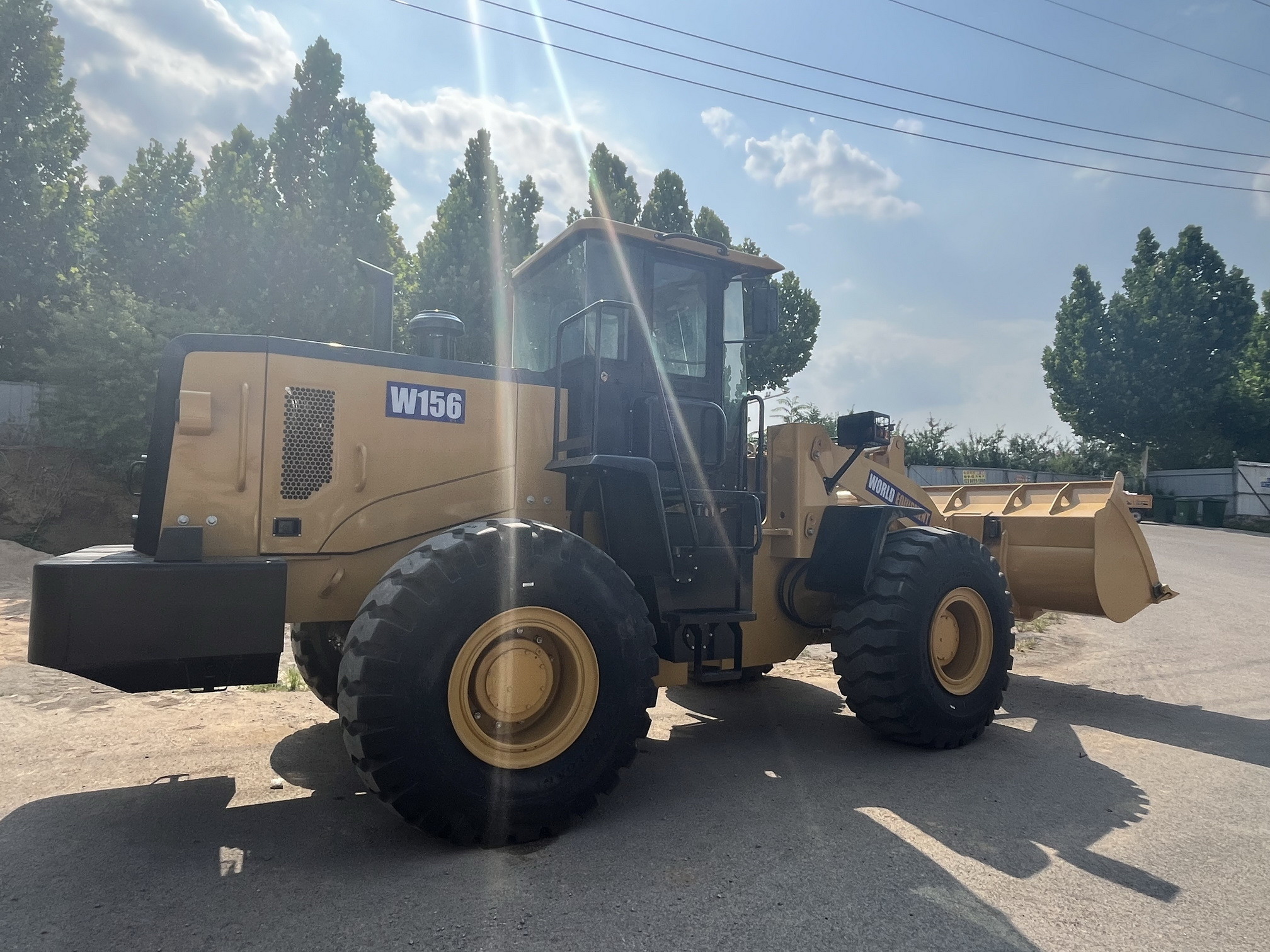 XCMG wheel loader excavator articulated front end loader 5 tons use for mining bucket bigger to 3.6cbm
