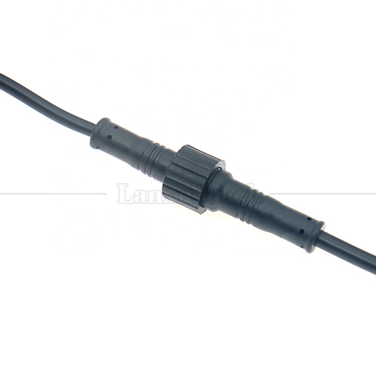 Customization IP67 IP68 Waterproof M12 2pin 3 Pin 4pin M12 DC to Open Bare Wires End Cable for LED Light