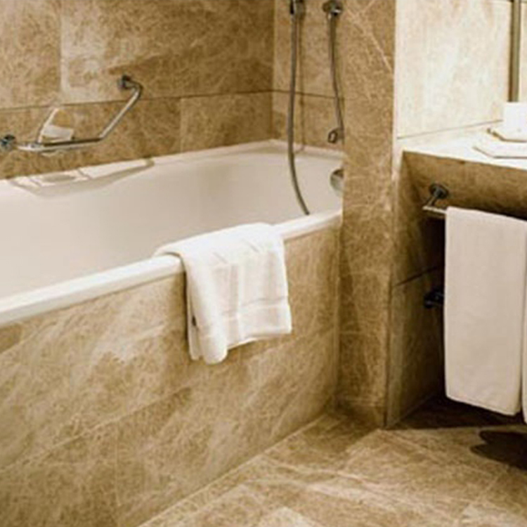 Home Decoration Marble Stone Tile , Spain Light Emperador Marble Slab
