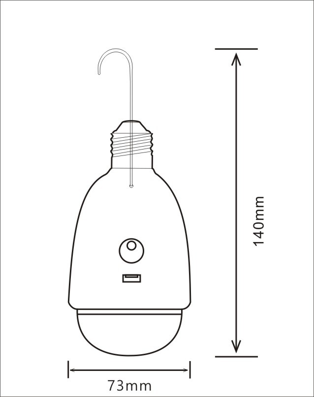 3h Solar LED Camping Light
