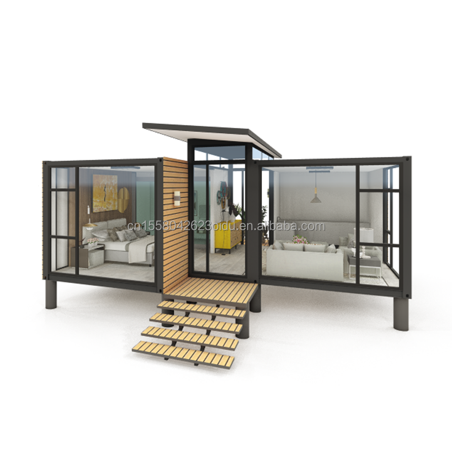 Detachable Container 20ft Luxury Modular Prefabricated Container House for Modern Hotel Design and Foldable Luxury Container