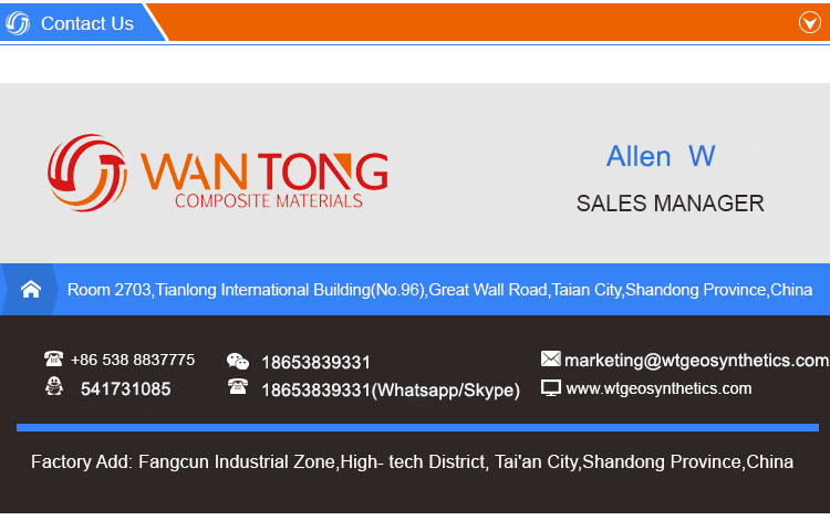 Normal Length 30m Black Waterproofing Bentonite Mat GCL for Country Markets