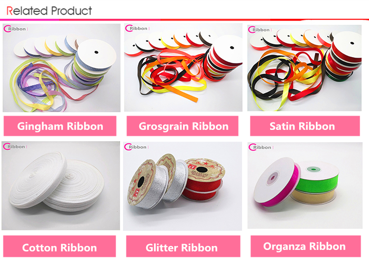 Smooth Decorative Grosgrain Ribbon Customized Color 2 - 100MM Width