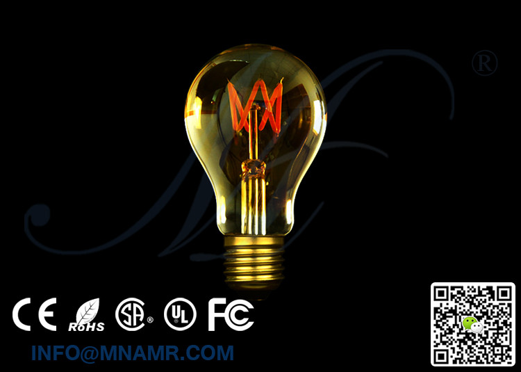 Factory Price DIY Hanging Bulbs LED Light Edison Style A19 A60 110V 220V 3W E27
