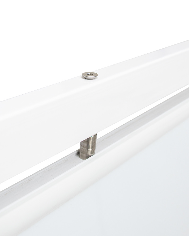 360 Ddgree Double Sided Whiteboard With Stand SGS Certification ABS Corner