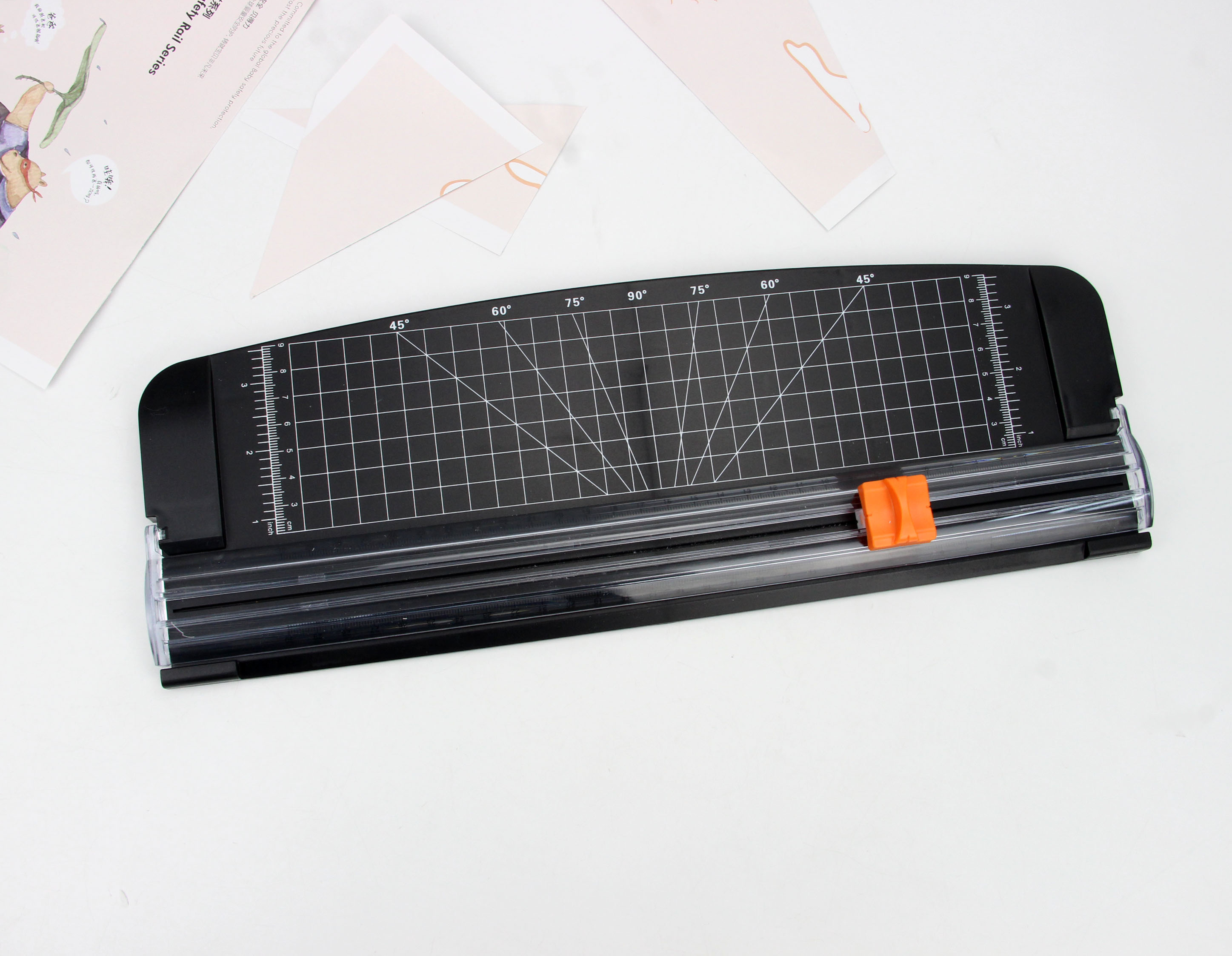 Straight Cut ABS Plastic Paper Cutter Manual Guillotine Cutter Paper Knife Trimmer