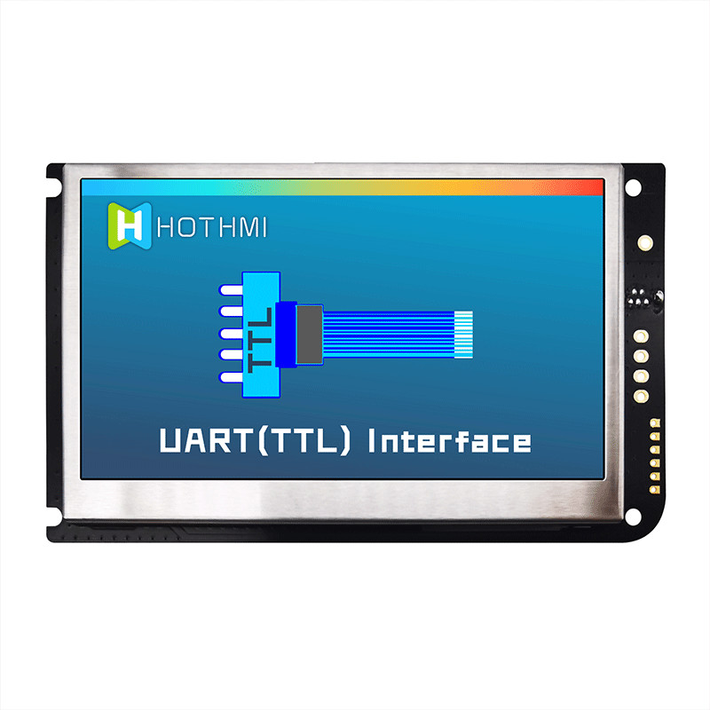 4.3 Inch UART Resistive Touch Screen TFT LCD 480x272 Display With Lcd Controller Board