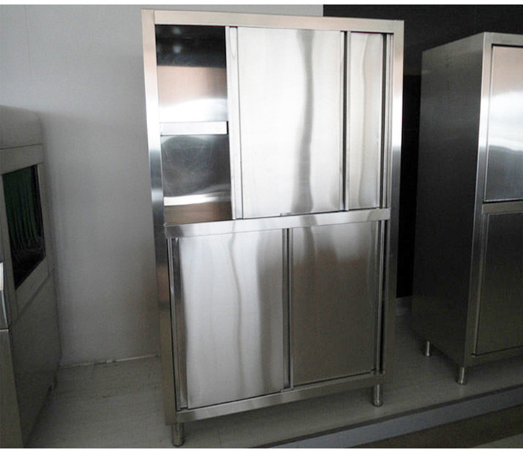 0.4mm To 1.2mm Stainless Steel Kitchen Pantry Cabinet ISO14001