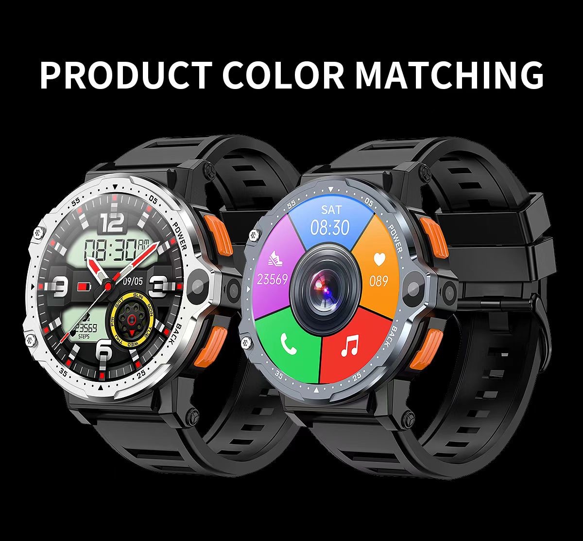 PG999 Dual Camera SmartWatch 2MP + 5MP Android Mobile Smartwatch With Wifi And Camera