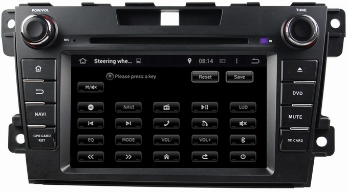Ouchuangbo Car Headunit DVD Multimedia Stereo for Mazda CX-7 (2012-) Android 4.4 3G Wifi Radio iPod USB OCB-7007D
