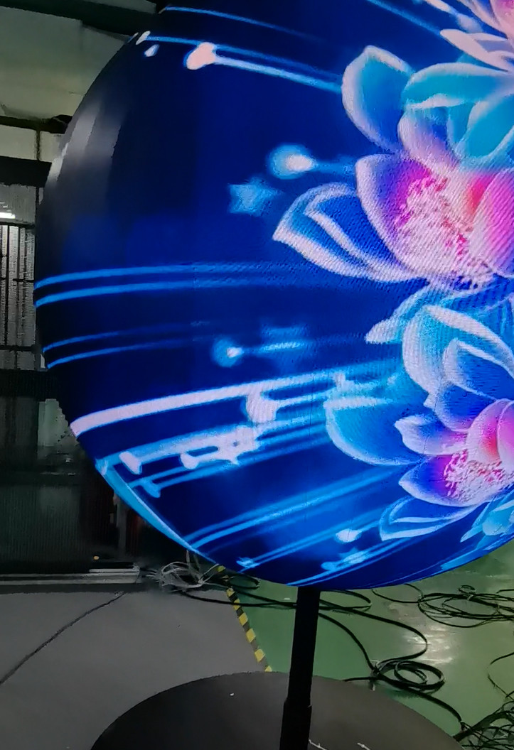 Customizable Spherical LED Display Creative Solution for Impactful Advertising Effects