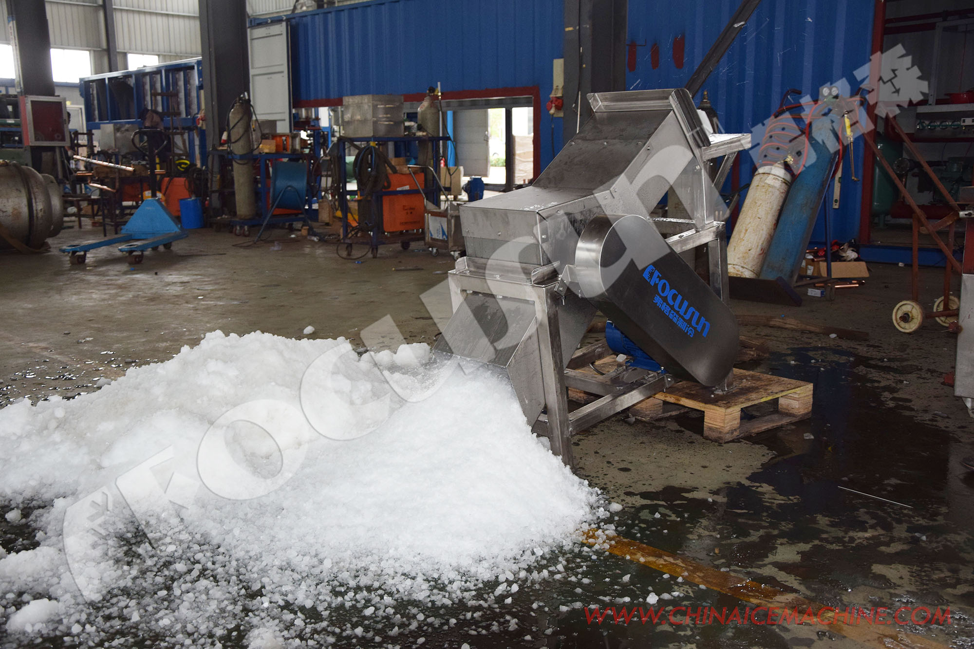 Manufacturing Plant Ice Block Maker with Cold Storage Room and Low Voltage Components