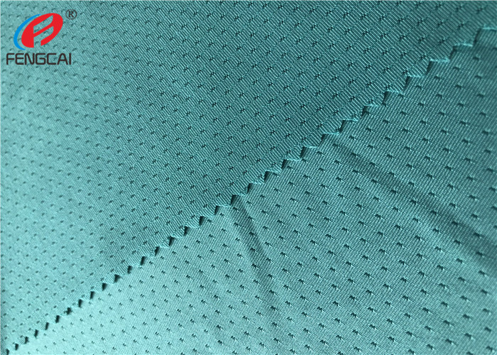 Thin Dry Fit Polyester Lycra Stretch Mesh Fabric Breathable Jerseys Material