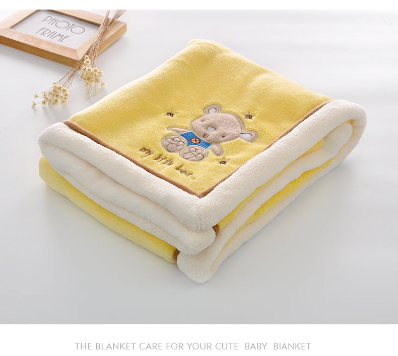Super Soft And Warm Animal Print Baby Blanket , Kids Flannel Fleece Blanket