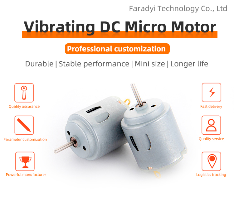 Faradyi Customized Enclosed 25g 5v 6v12v 260 Electric Engine Car Brushless Bldc Dc Motor For Electric Bicycle Home Appliance