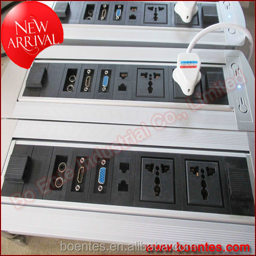 Motorized Cable Cubby/Electric Desktop Socket/Automatic Tabletop Socket