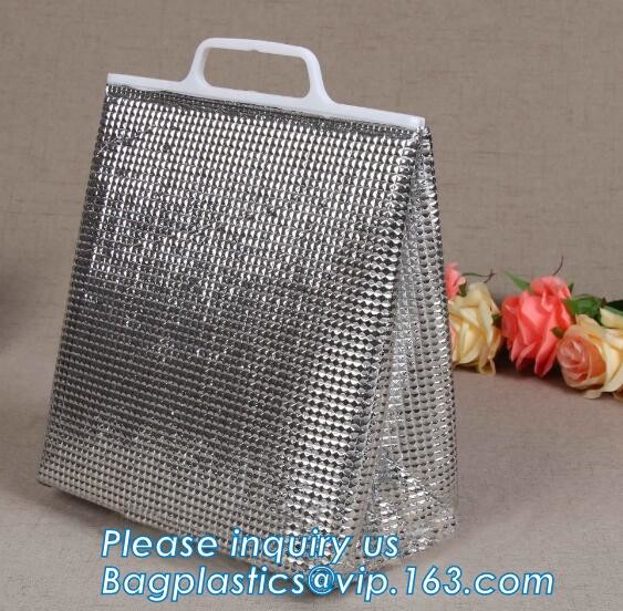 cooler bag waterproof oxford shoulder bag ice pack thermal picnic lunch box vehicle insulation bag for meal drinks pack