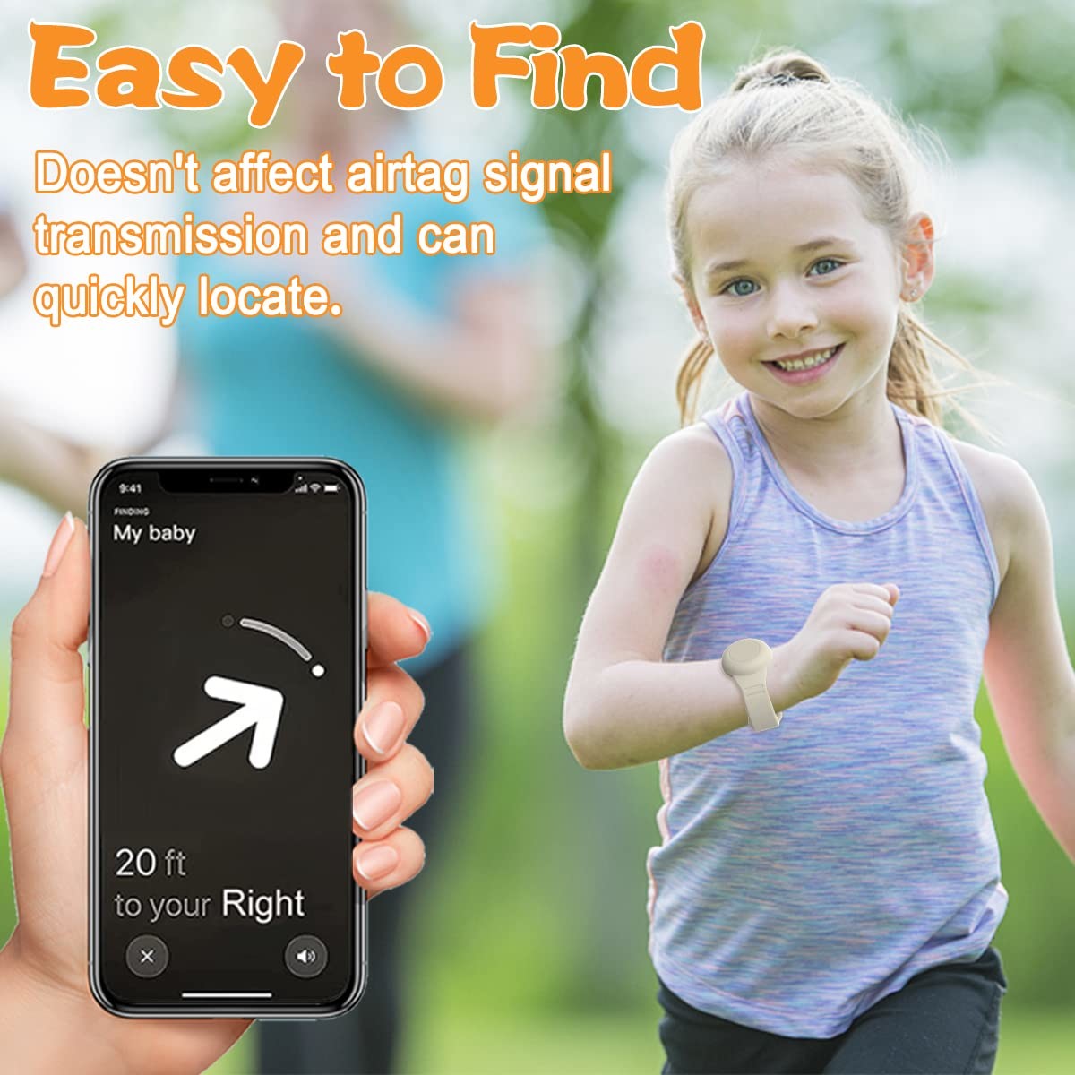 Waterproof Kids Silicone Airtag Bracelet For Wristband Of AirTag GPS Tracker Case For Air Tag Holder Strap Band