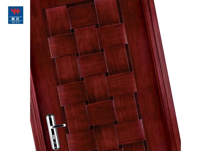 Modern Design Wooden Doors WHI UL Certification Fire Rated Wood Door With Modelling