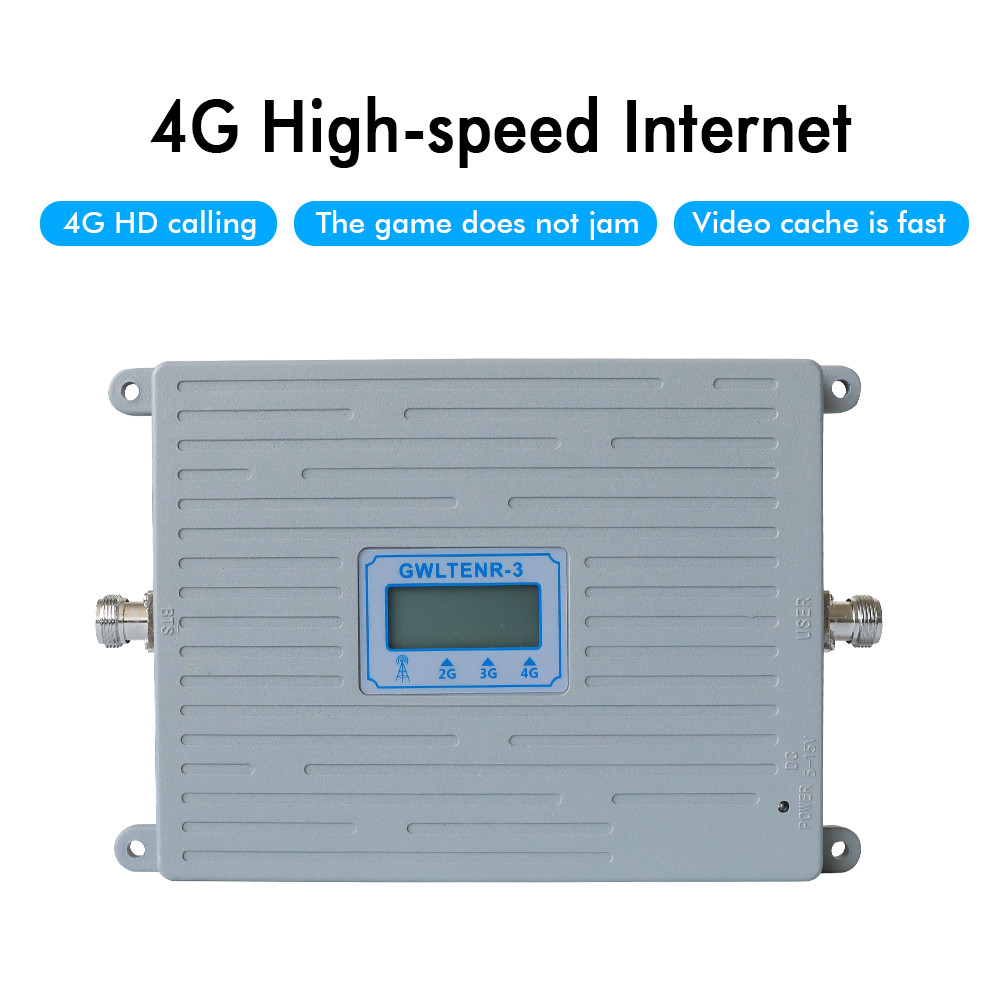 2G 3G 4G Mobile Phone Signal Booster Repeater With Antenna 900mhz 1800mhz 2100mhz
