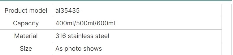 316 Stainless Steel Tumbler Vacuum Insulated Cups 500ml