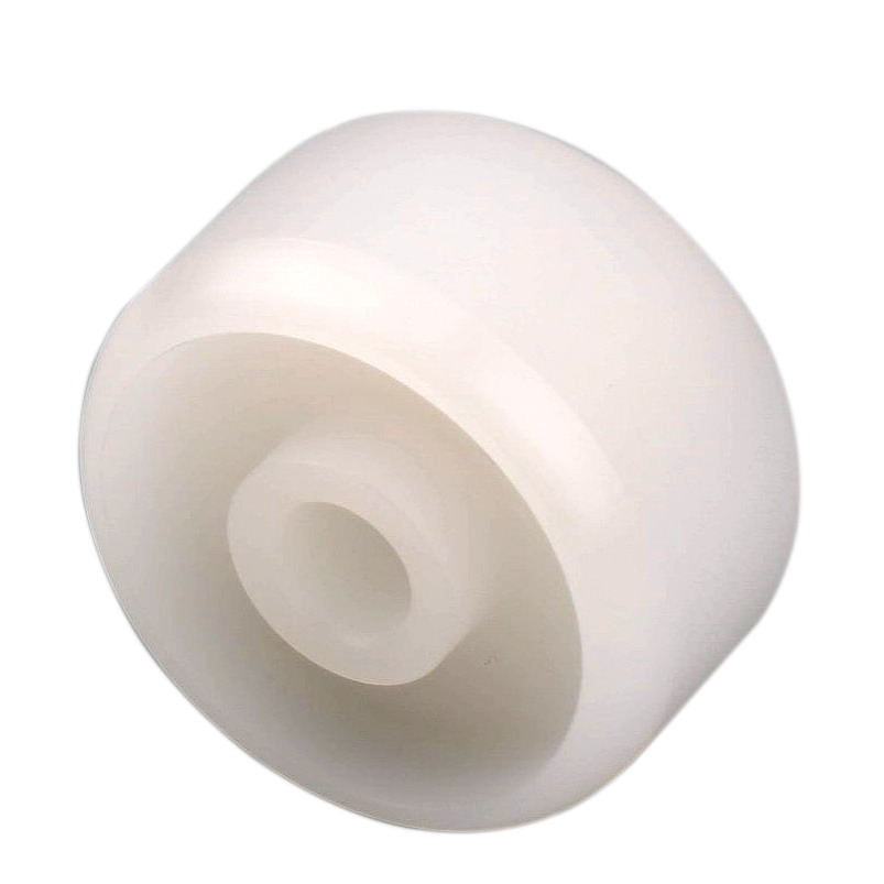 Precision PVDF Cnc Milling Parts , White Custom Plastic Parts OEM / ODM