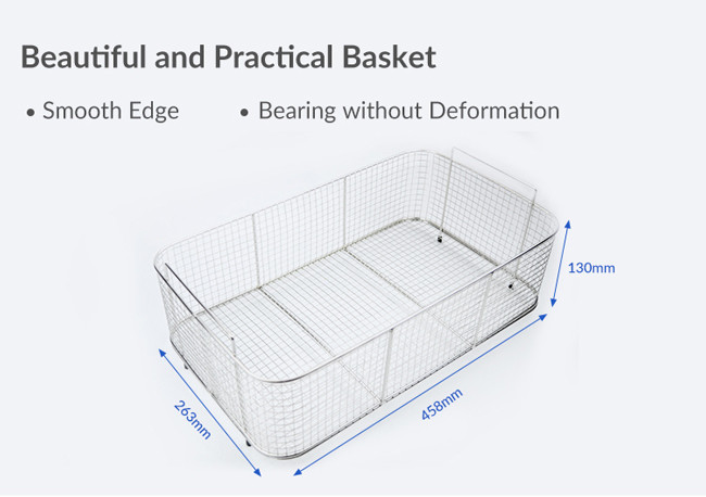 500W 27L Mechanical Control Power Adjusted Large Tank Ultrasonic Cleaner Machine With Timer Heater