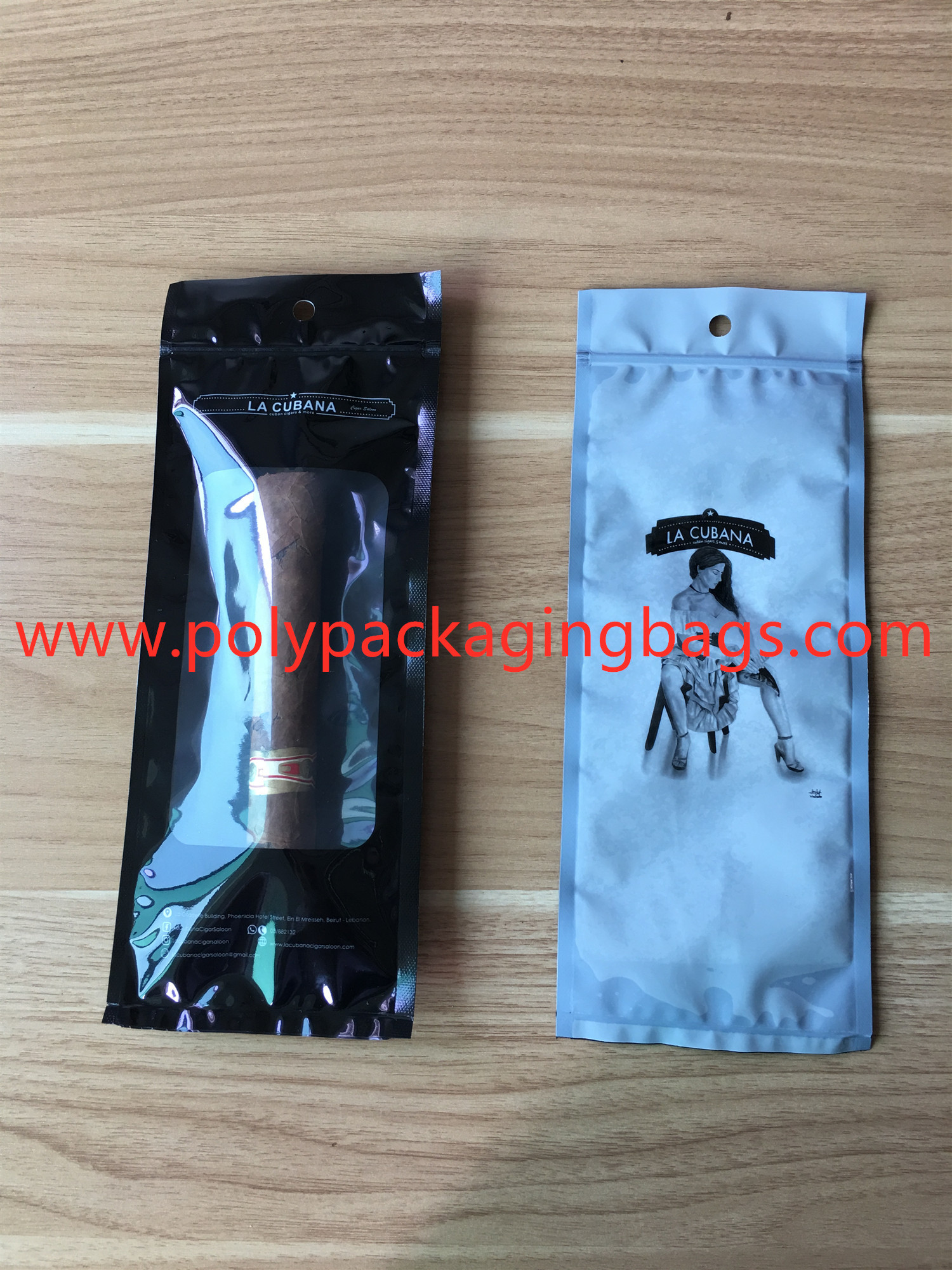Coffee Or Cigar Moisturizing Bag With 1 - 10 Colors Printing SGS