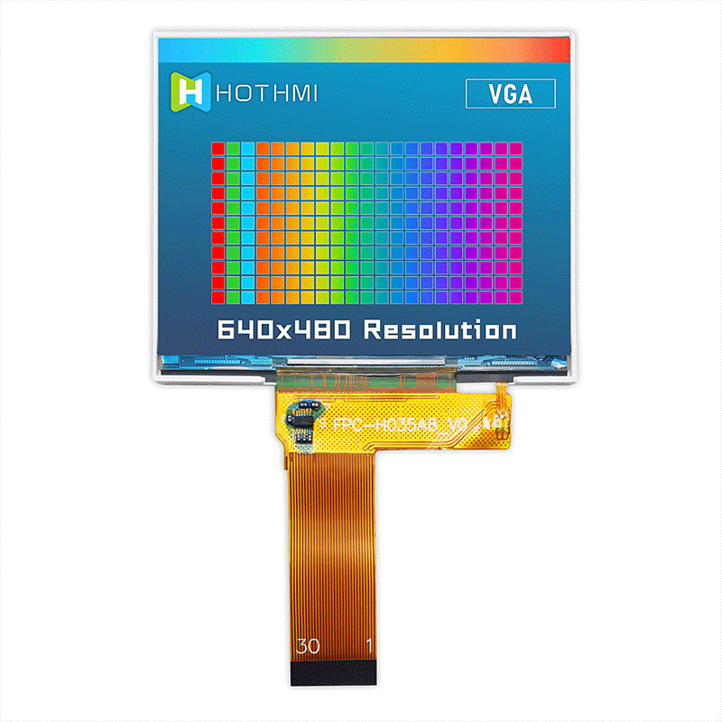 2.8V 3.5 Inch TFT LCD Display Screen 640x480 Pixels TFT-H035A8VGIST6N30