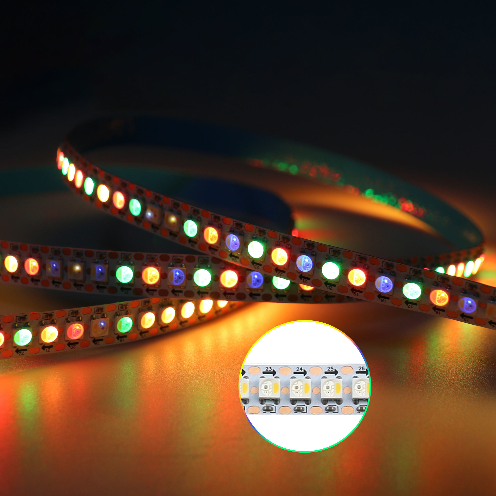 Individually LED Flexible Strip Addressable Dream Color Led Light Strip 5V 12V RGB SK6812