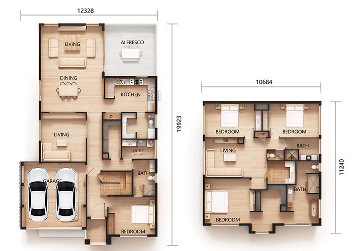 Hurricane Proof Prefabricated Homes NZS / AS Standard Light Steel Villa