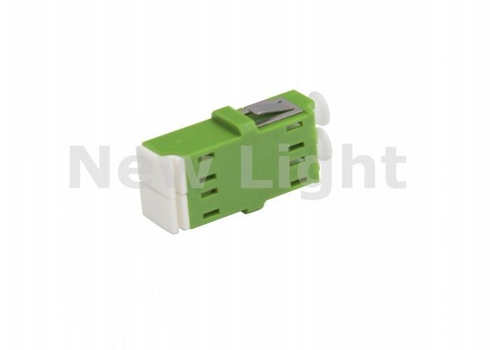 FTTH / Data Center LC Duplex Adapter , Duplex LC APC Adapter Without Flange