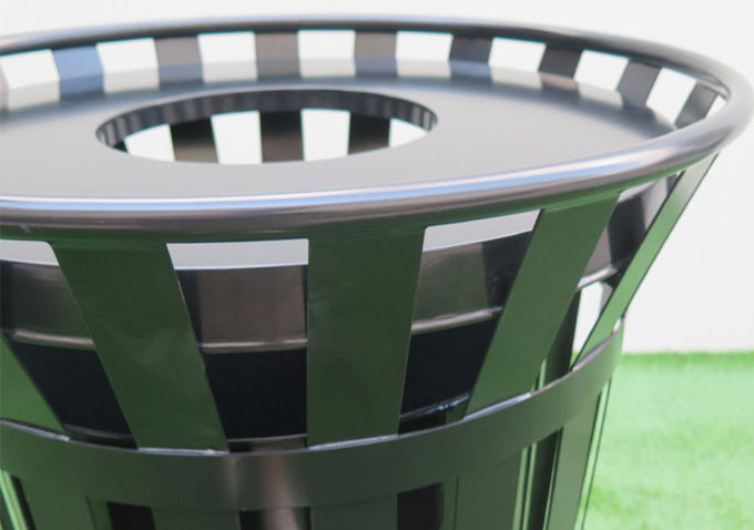 143L Metal Outdoor Trash Can