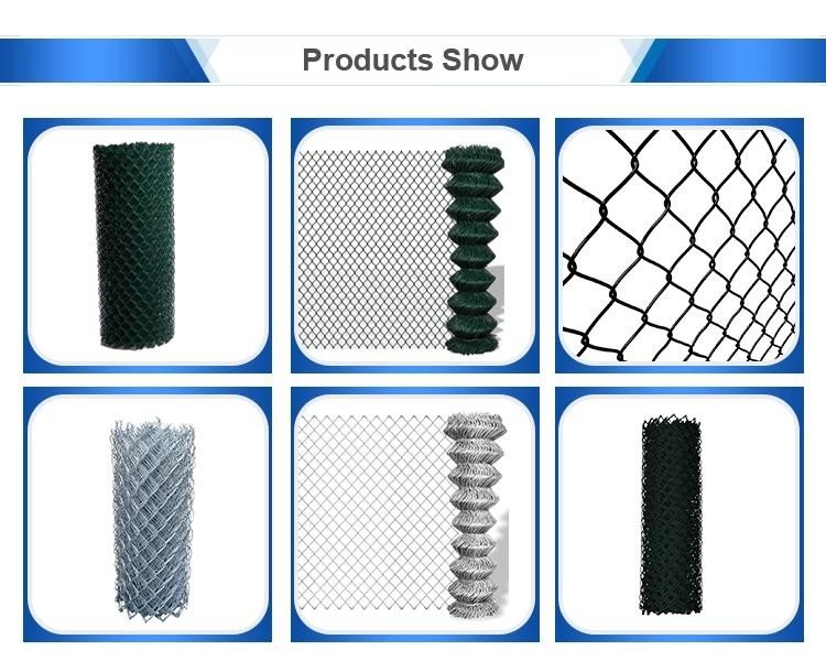 Rustproof 11 Gauge 6 Ft Galvanized Chain Link Fence For Garden