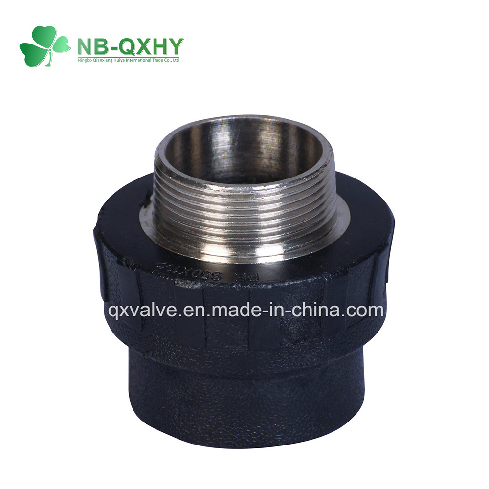 HDPE Pipe Fitting Socket PE Buttfusion Male Thread Adapter Coupling